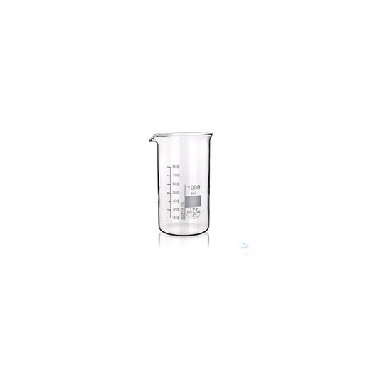 SIMAX beaker, high form, with spout, 250ml, 10pcs, replaces HZ1070105