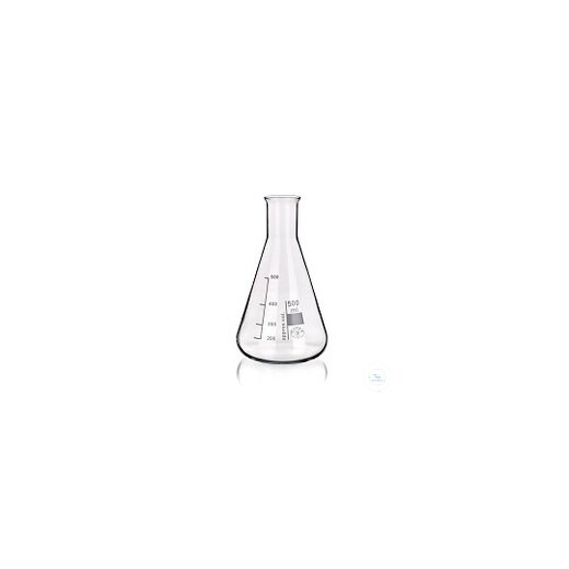 Erlenmeyer flask narrow neck, 100ml, 10pcs. Erlenmeyer flasks are a solid