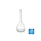 Volumetric flask with plastic stopper NS 12/21, clear, class A, 100ml, 10pcs.