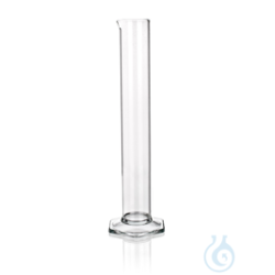 Measuring cylinder, high form, hexagonal foot,...