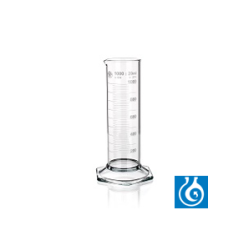 Messzylinder, niedere Form 6kt.-Fuß, Klasse B...