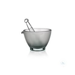 Mörser mit Pistill und Ausguss, rau, 100mm, 12St.