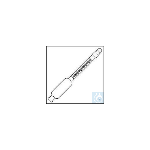Butyrometer/fat determination 0-1%:0,01 for skimmed milk, conformity certified