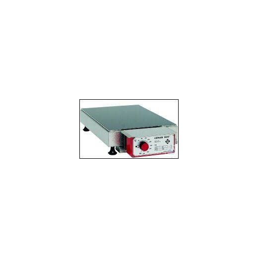 Heating plates, heating surface made of CERAN 500®, table-top unit with attached controller, 50...500°C,