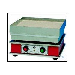 Sand bath with infinitely variable temperature control up...