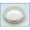 Annealing dish 33 D size 4 flat, glazed with the exception of the outer base