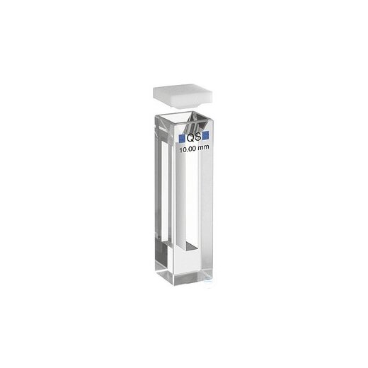 Half-micro cuvette 108F-QS SD 10x4mm, VOL 1000µl