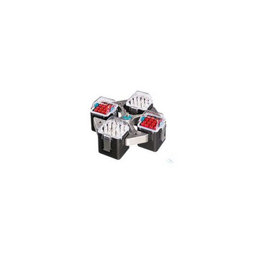 Swing-out rotor, 4-place 90°, without carriers, for ROTIXA 500 RS