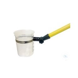 Scoop cup, PE, 600 ml (complete with joint and clamp)