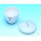 JAR/HARD PORCELAIN 8 ML 79/000A LOW FORM, D./ 30 MM