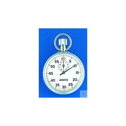 CROWN STOPWATCH 387 NO. 112.0101-00 PIN ANCHOR, 7 JEWELS, DIVISION 1/5 SEC