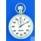CROWN STOPWATCH 387 NO. 112.0101-00 PIN ANCHOR, 7 JEWELS, DIVISION 1/5 SEC