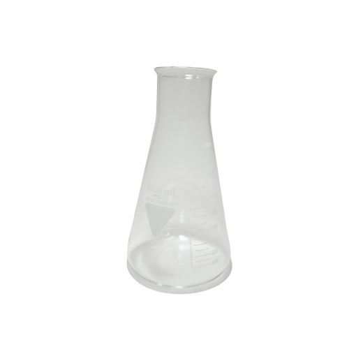 Rasotherm® Erlenmeyerkolben weithals, (Boro 3.3), 2000 ml mit Skalierung, hitzeb