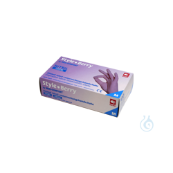 neoLab nitrile disposable gloves raspberry (Berry), size...