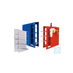 neoLab® Rack for pipettes 0.1 to 25 ml, ABS plastic red