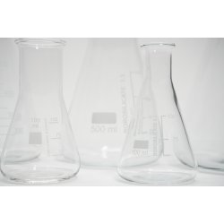 Erlenmeyerkolben Set 7 teilig Laborglas 100 ml 250 ml 500 ml 1000ml Borosilikat