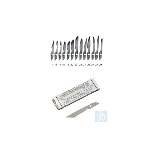 neoLab® Scalpel blades sterile, No. 21, pack of 12