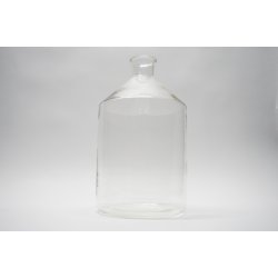 Apothekerflasche, 5000 mL, Steilbrustflasche, Laborglas, Wei&szlig;glas, 5 L