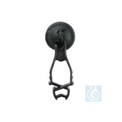 neoLab® glove clips with magnetic holder, black