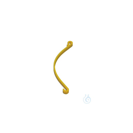 neoLabLine neck strap for surgical masks, yellow