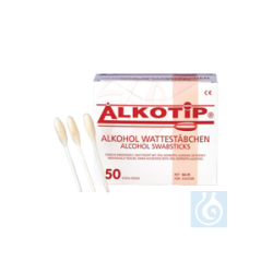 neoLab® Alcohol cotton swabs with large cotton head,...