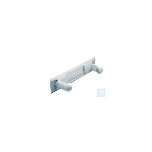 neoLab® variabler Papierrollenhalter aus PP, festklebend