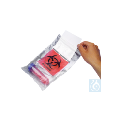 neoLab® Biohazard shipping bag, 150 x 225 mm, 100...