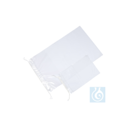 neoLab® drawstring bag (PE), transparent, 15 x 22 cm,...