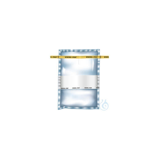Whirl-Pak® plastic pouch with title block, 125 x 305 mm (W x L), steri