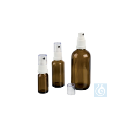neoLab® Pump spray bottle 10 ml, brown