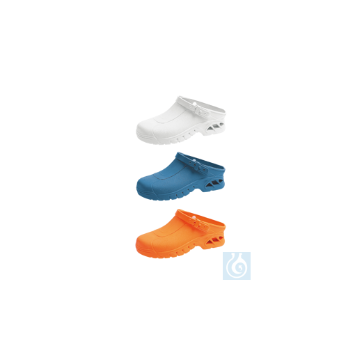 Abeba ESD safety clogs white, size 43/44, pair