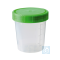 Beakers 100 ml with screw cap yellow, assembled, non-sterile, 48x5 (=240) pcs./pa