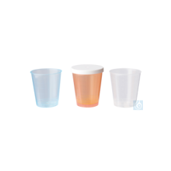 PP cups, 30 ml, blue, 75 pcs./pack