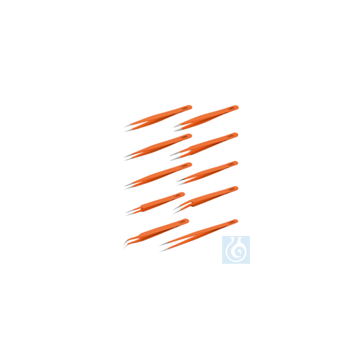 neoLab® tweezers grip type 00, straight, 115 mm long