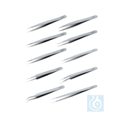 neoLab® Tweezers ion type 0, fine tip, straight, 120 mm