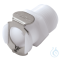 neoLab® Quick coupling, 1/4, female, shut-off, thread 3/8