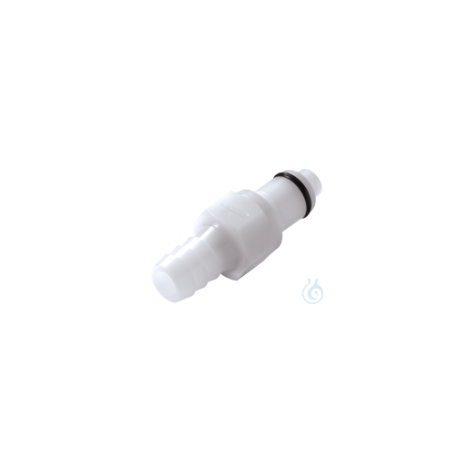 neoLab® quick coupling, 1/4, male, shut-off, hose olive 9.5