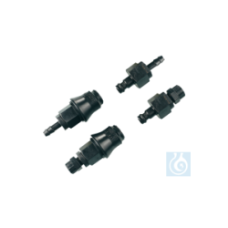 neoLab® Push-in connector POM with shut-off, crimp...