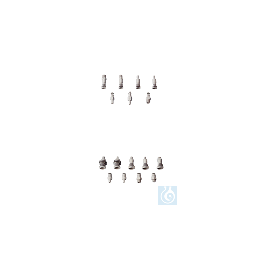 neoLab® quick coupling, 3/8, female, shut-off, hose olive 12.7