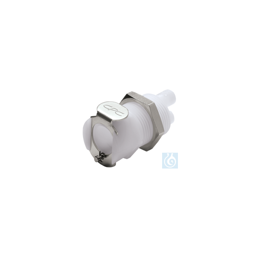 neoLab® 2-in-1 plug-in nozzle without shut-off, acetal, male part, 2x1.7 mm