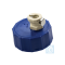 neoLab® screw cap GL45 made of HDPE with quick coupling without shutoff