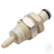 neoLab® Quick coupling, 1/8, male, shut-off, thread, Schlaucho