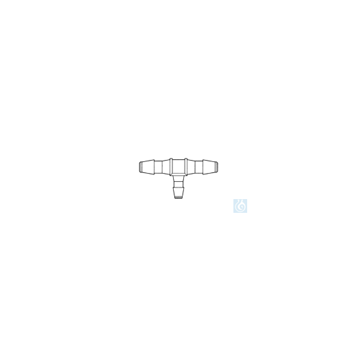 neoLab® T-Verbinder, 1 x 2,4-3,4 mm, 2 x 3,2-4,2 mm, PP, 10 Stck./Pack