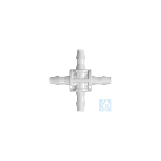 neoLab® Kreuzverbinder f. Schlauch-Innen-Ø 1,5 mm, 10 Stck./Pack