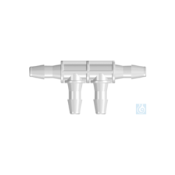 Double angle flow connector, f. hose inner Ø 3 mm,...