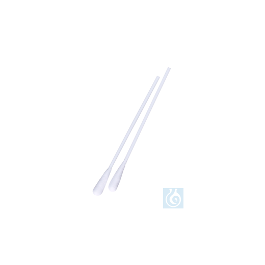 Wattestäbchen Stiel PP, 150 x 4 mm, Kopf 10-12 mm, 100 St./Pack