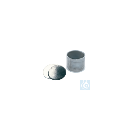 neoLab® Aluminum round discs 80 mm dchm., 0.03 mm, 1000 pcs./pack