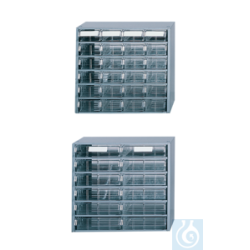 neoLab® small parts magazine with 12 drawers 175 x 92...