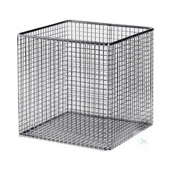 Wire basket of welded mesh w 8 mm, d 1 mm for test tubes...