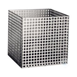 Basket of perforated plate 8 mm square perforation...